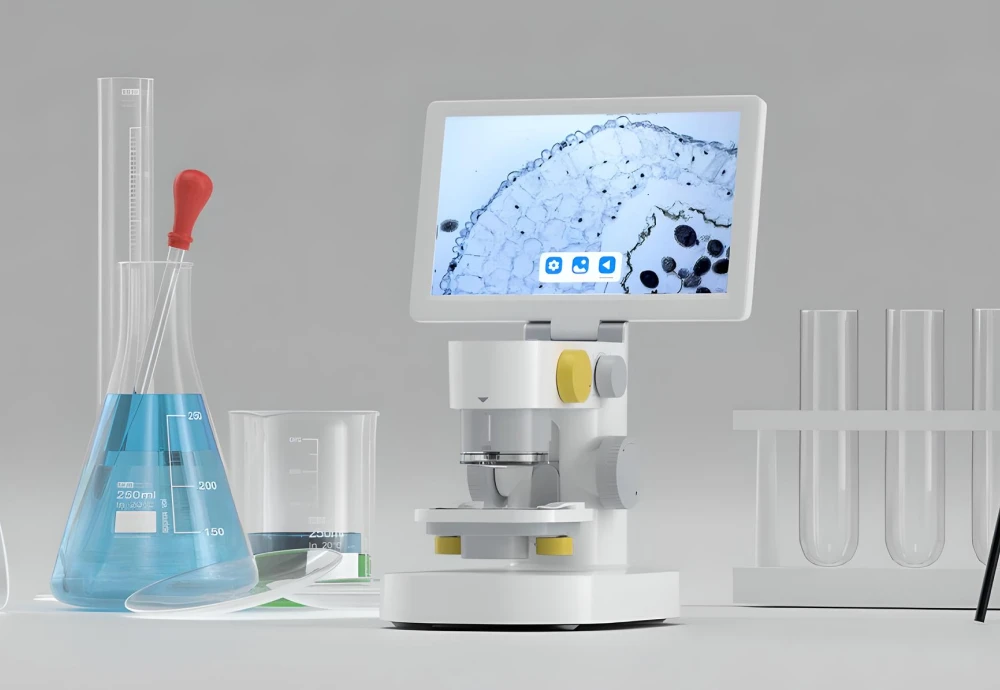 digital microscope with display