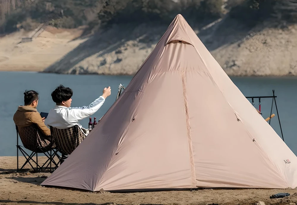 pyramid style tent